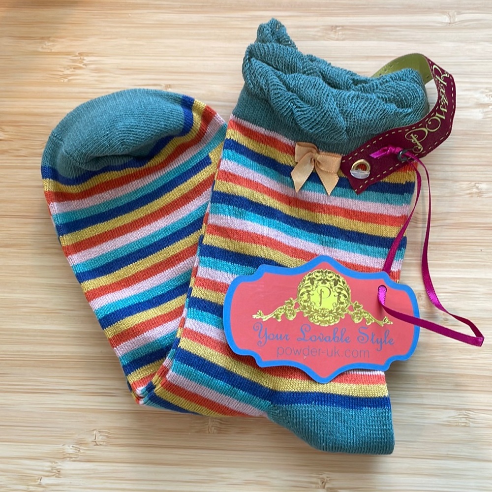 New with tags cute socks from Powder UK.